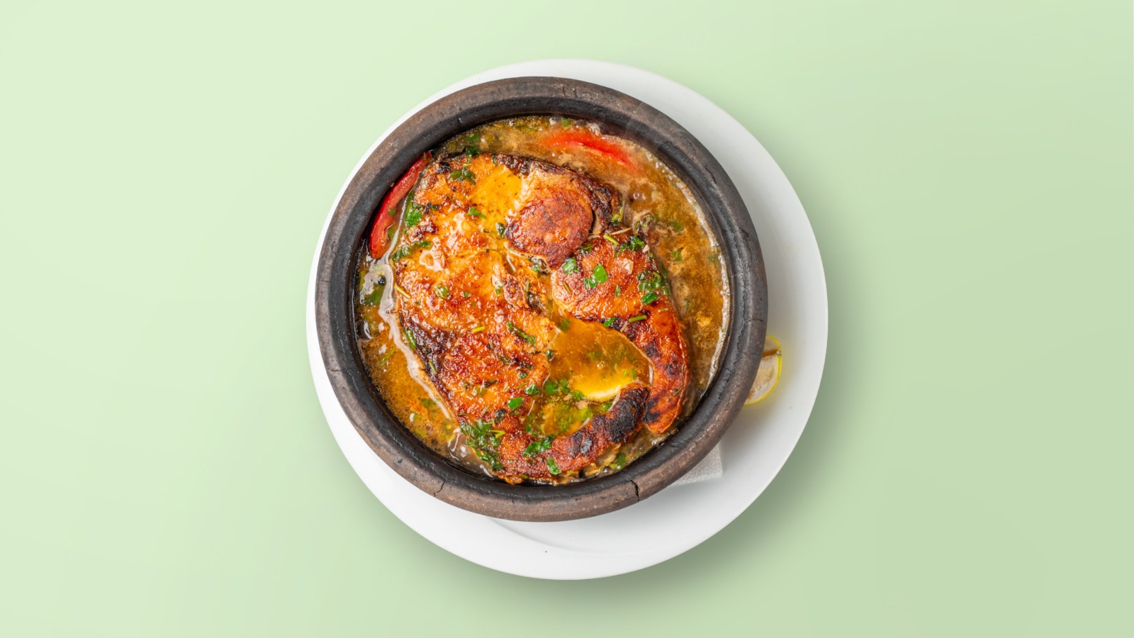 KRAP NË TJEGULL / Tile Baked Carp